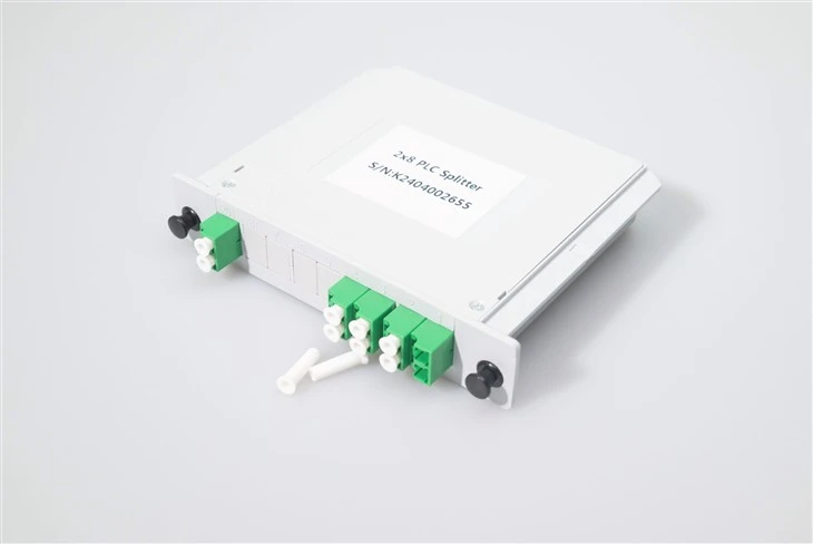 2 * 8 PLC Fiber Optic Hollti Casét SC APC