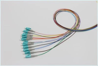 Ffeibr Optic Pigtail LC UPC OM3 12 LLIWIAU